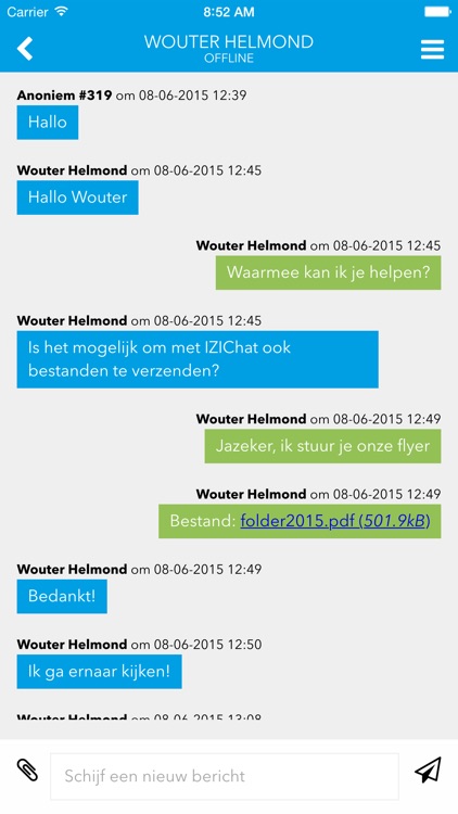 IZIChat - live chat voor webites en e-mail screenshot-3