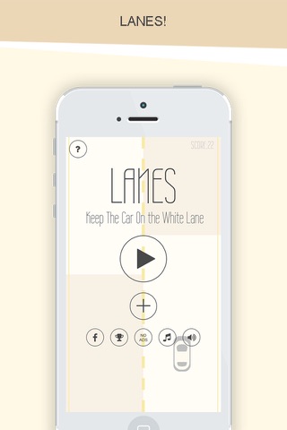 Lanes - Keep the car on the white lane screenshot 2