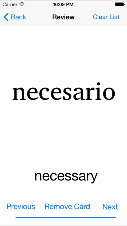 Spanish Vocabulary. screenshot-3