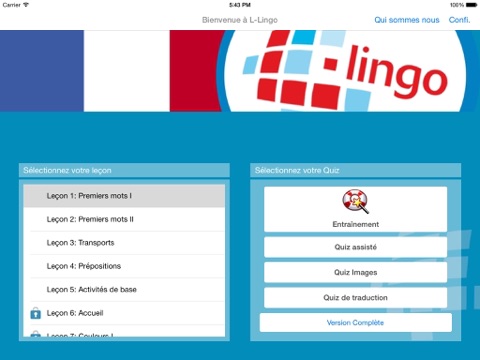 Screenshot #6 pour L-Lingo Apprenez le Française