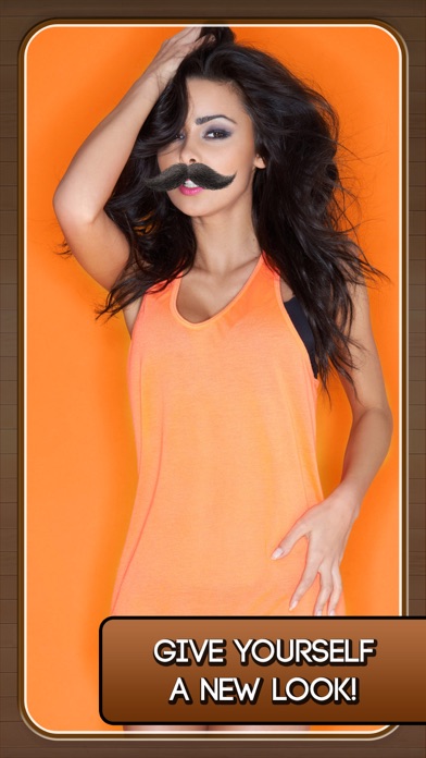 Screenshot #1 pour Mustache Booth - A Funny Facial Hair Photo Editor