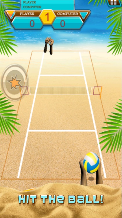 A Volleyball Beach Battle Summer Sport Game