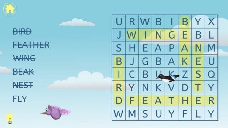 Kids Word Search - Word Find Puzzle for Kindergarten, First, and Second Grade for English Learning screenshot-3