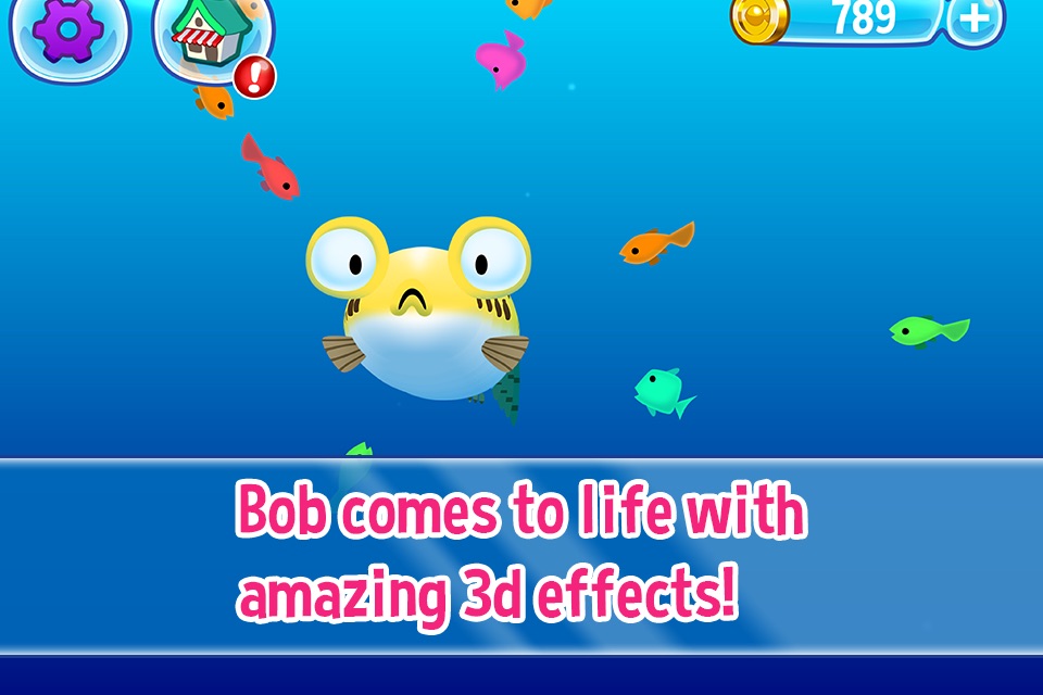 Bob the Blowfish - The Moody Virtual Fugu Fish screenshot 2