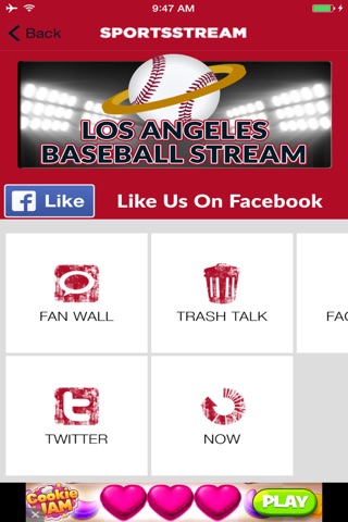 LOS ANGELES BASEBALL STREAM screenshot 2