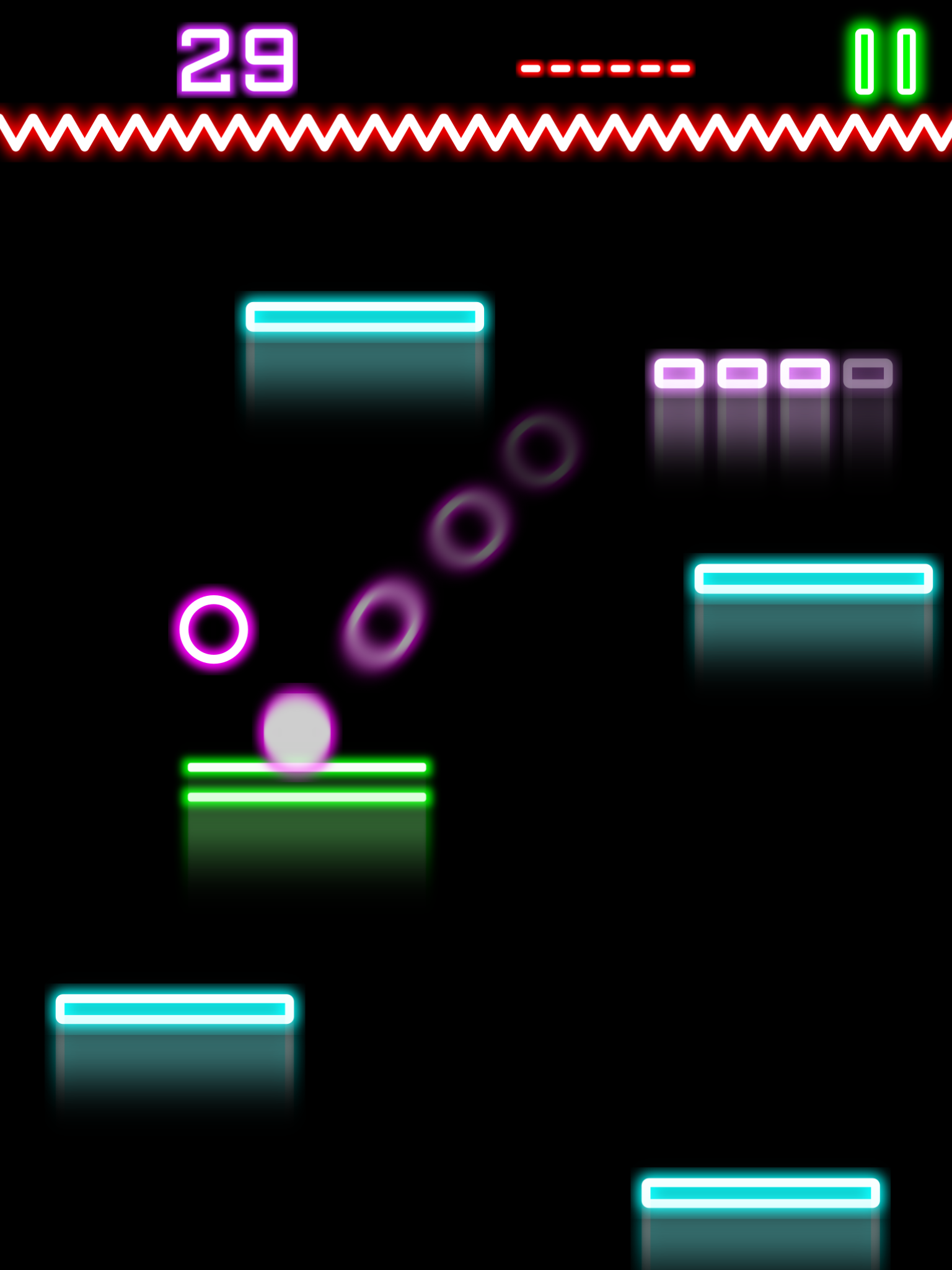 Rock Hero Drop in glowing light shaft scrolling at speed screenshot 8