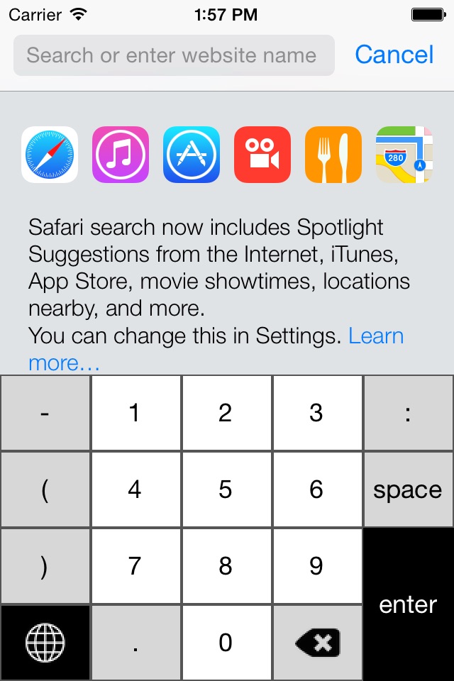 NumNumNum - The Simple Number Keyboard for iOS 8 screenshot 2