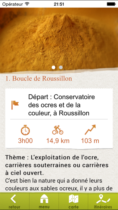 Screenshot #3 pour Ocres à vélo