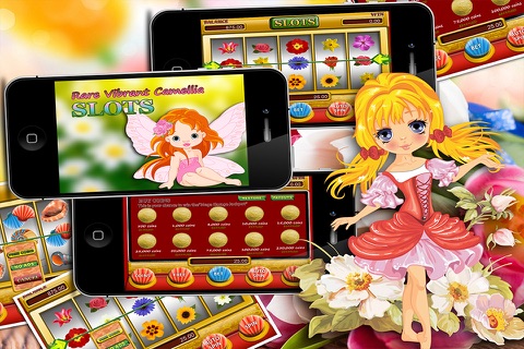 Rare Vibrant Camellia Free: Flower Fire Slots screenshot 2