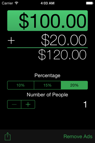 Time to Tip - The Ultimate Tip Calculator and Bill Splitter for iPhone and Apple Watch screenshot 3