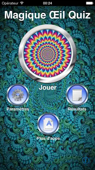 Capture d'écran de Magique Œil Stéréogramme Quiz sur iPhone 1