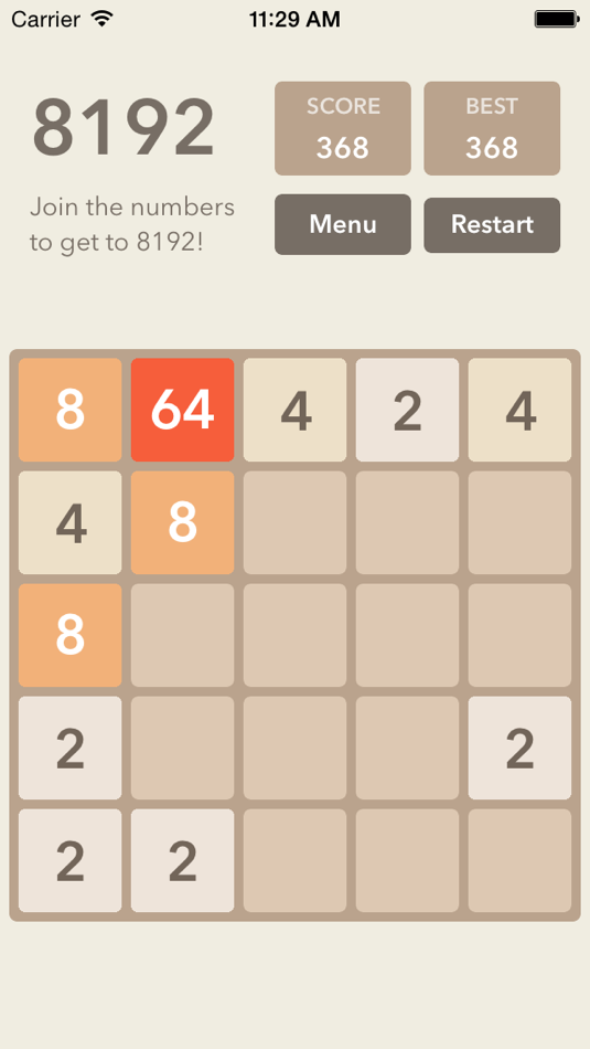 2048 - 3x3 4x4 5x5 Edition - 1.0.0 - (iOS)