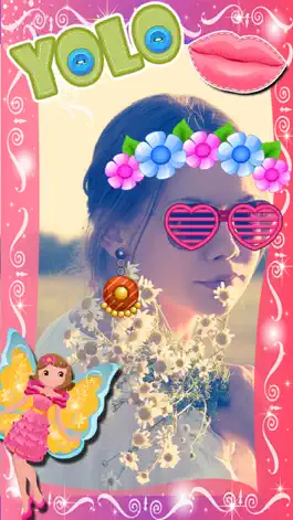 Game screenshot My Princess Photo Booth- Dress up props and stickers editor for girls apk