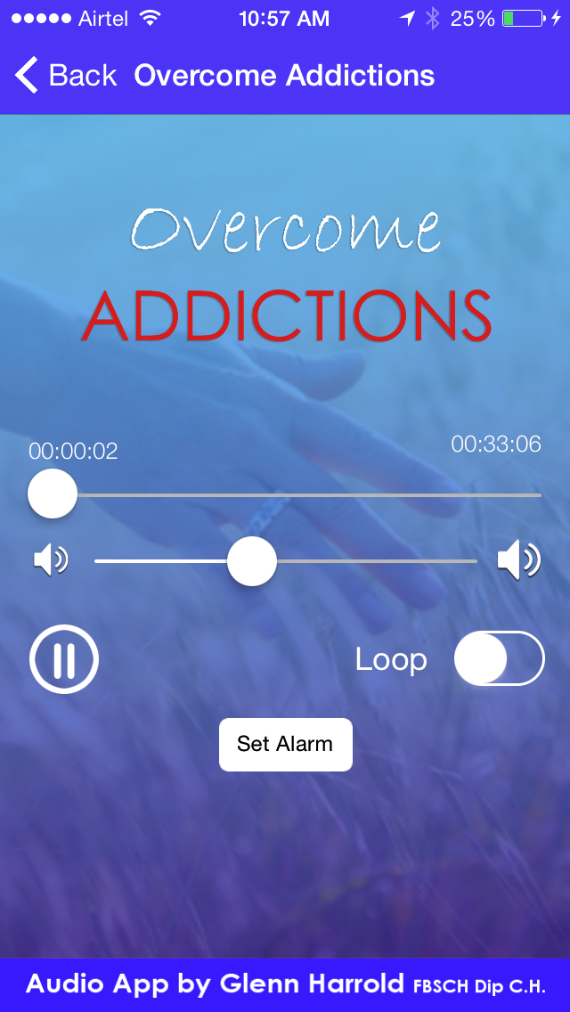 Overcome Addictions by Glenn Harrold Screenshot