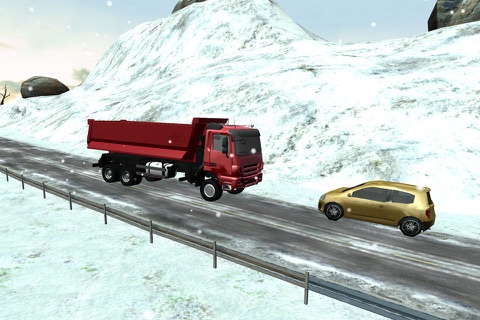 Winter Road Trucker 3D screenshot 3