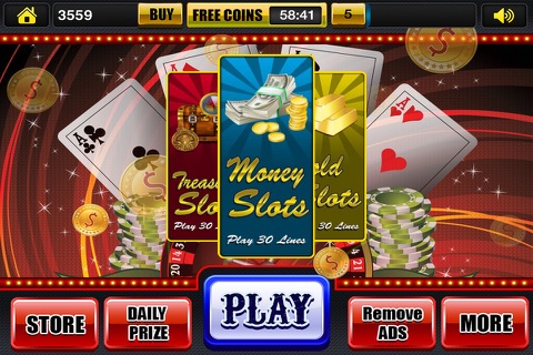 Awesome Best Classic Gold Coin Treasure Slots screenshot 3