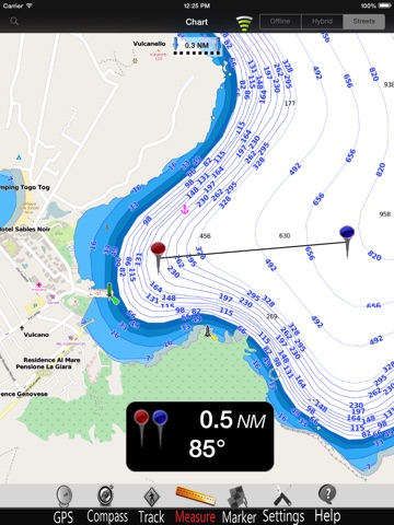 Aeolian Is. Nautical Chart Pro screenshot 2