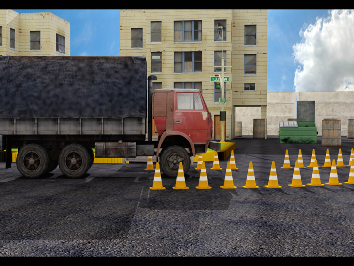 Camión de basura 3D Parking Simulador - Basura Camión contenedor Steer juego de conducción