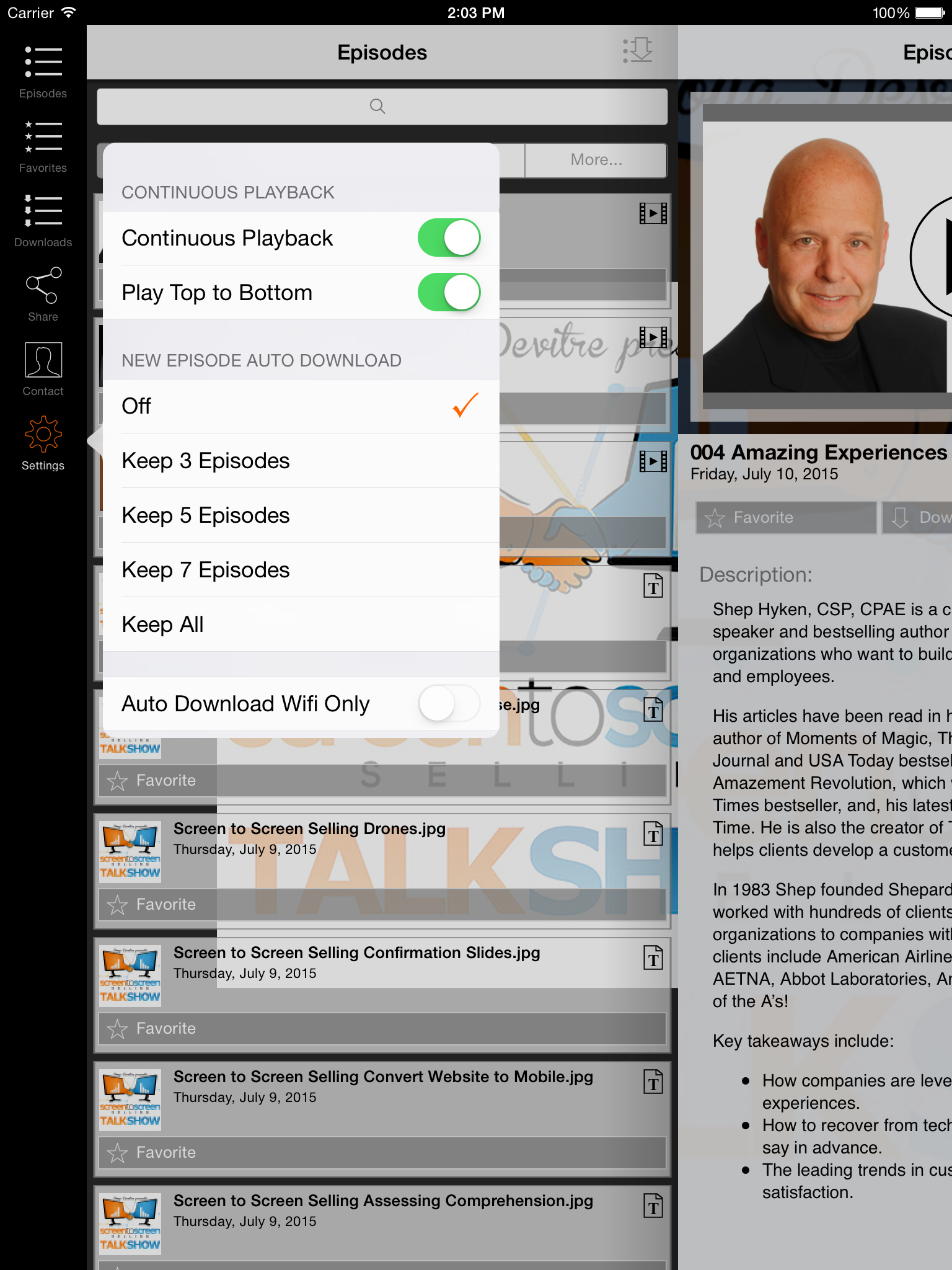 Screen to Screen Selling Talk Show screenshot 6