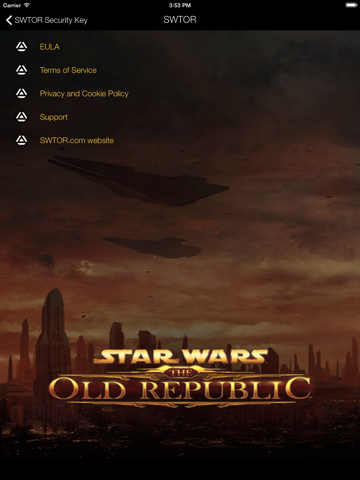 Screenshot #6 pour Star Wars: The Old Republic Security Key