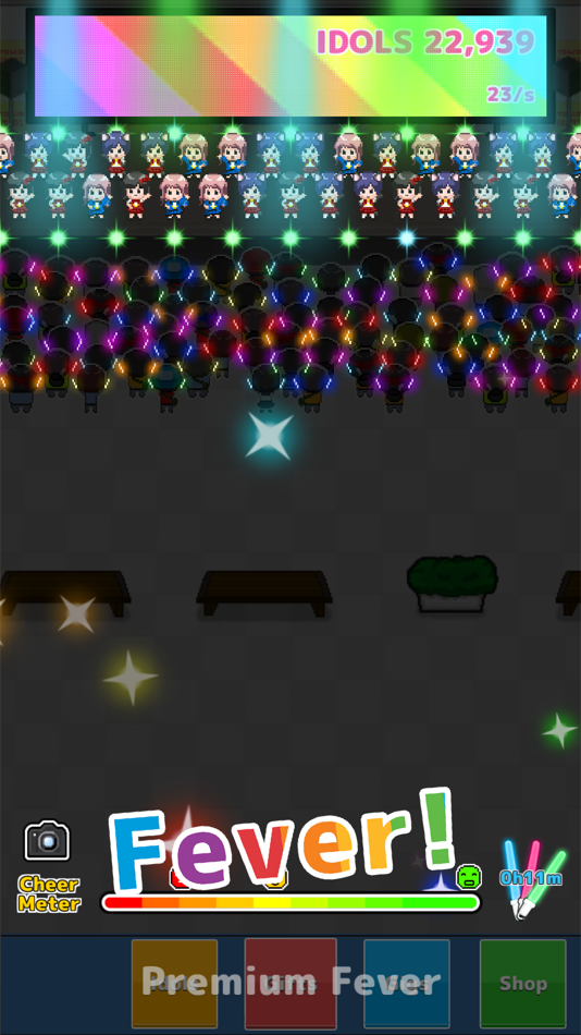 #3. Infinite Idols ~Popular Clicker-style Free Casual Game~ (iOS) 由: Nobollel Inc.