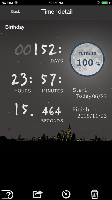 Screenshot #2 pour S.N.O.W.S Timer -for SEKAI NO OWARI-