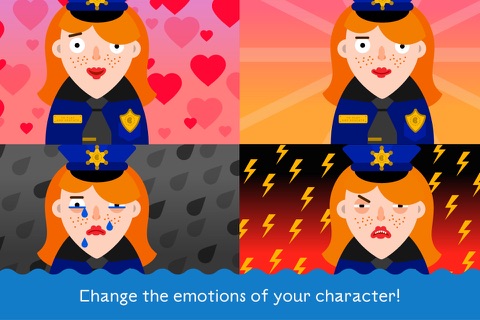 Talking Faces by Bubl: Learn Professions and Emotions screenshot 4