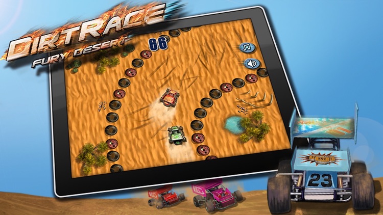 Dirt Race Fury Desert FREE screenshot-4