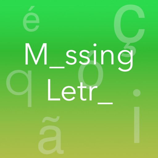 Missing Letter - Learn Portuguese & English iOS App