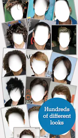 Game screenshot FACEinHOLE® Hairstyles for Men - Change your haircut and try a cool new look apk