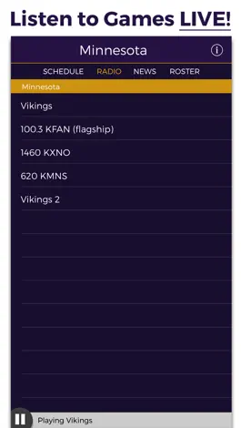 Game screenshot Minnesota Football Radio & Live Scores mod apk