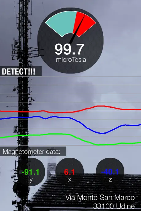 dTector PRO - Metal Detector and EMF level meter