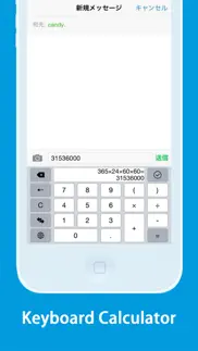 calculator keyboard iphone screenshot 4