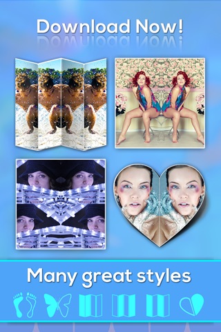 Twin Split! Clone your-self pic with instant blend cam-era photo fx screenshot 3