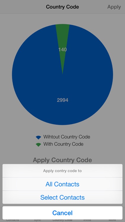 PlusOne - Country Code Address Book Converter