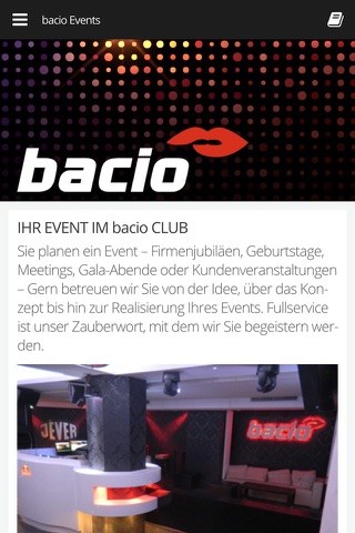 bacio screenshot 2