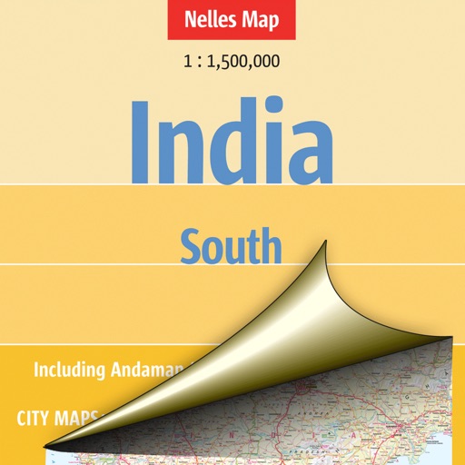 India: South. Tourist map. icon