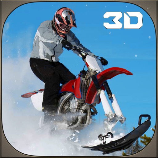 Snow Bike Stunt Simulator 3D Icon