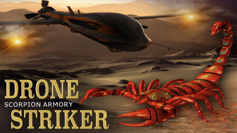 Drone Striker Scorpion Armory 3D - Desert Storm Bionic Monsters Collision - 3.0 - (iOS)