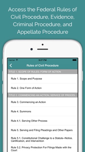 Federal Rules & Opinions - Court Caddy(圖1)-速報App