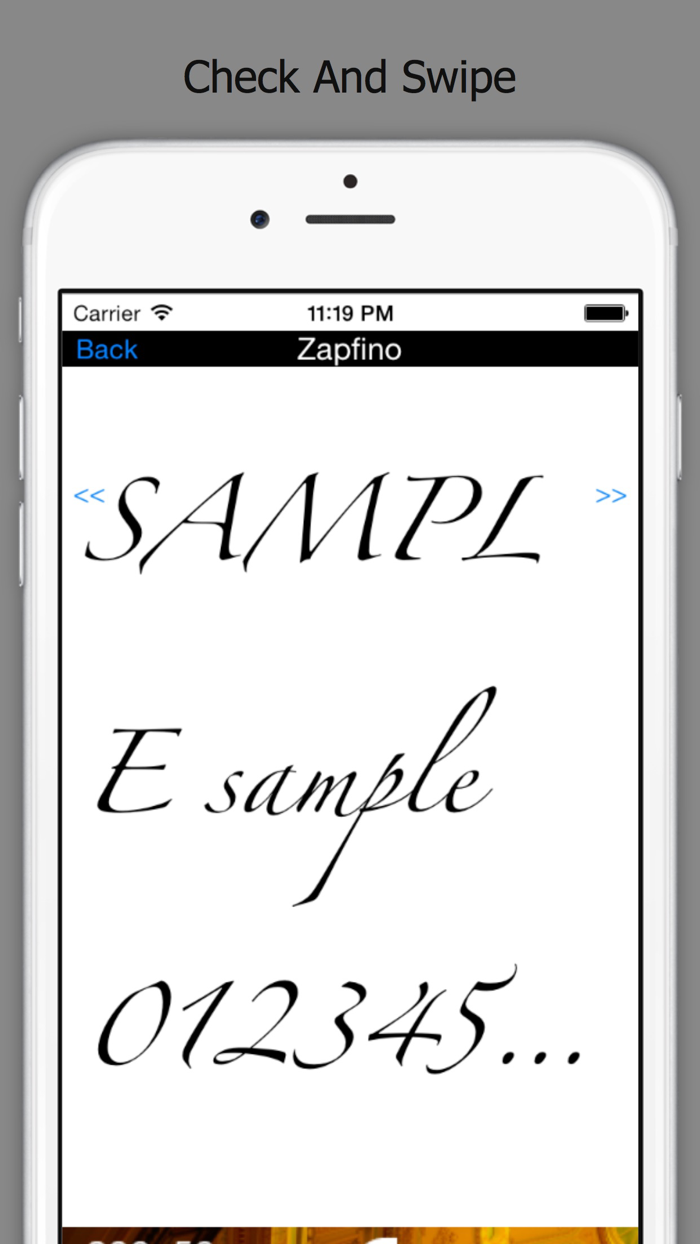 アプリ開発フォント種類一覧