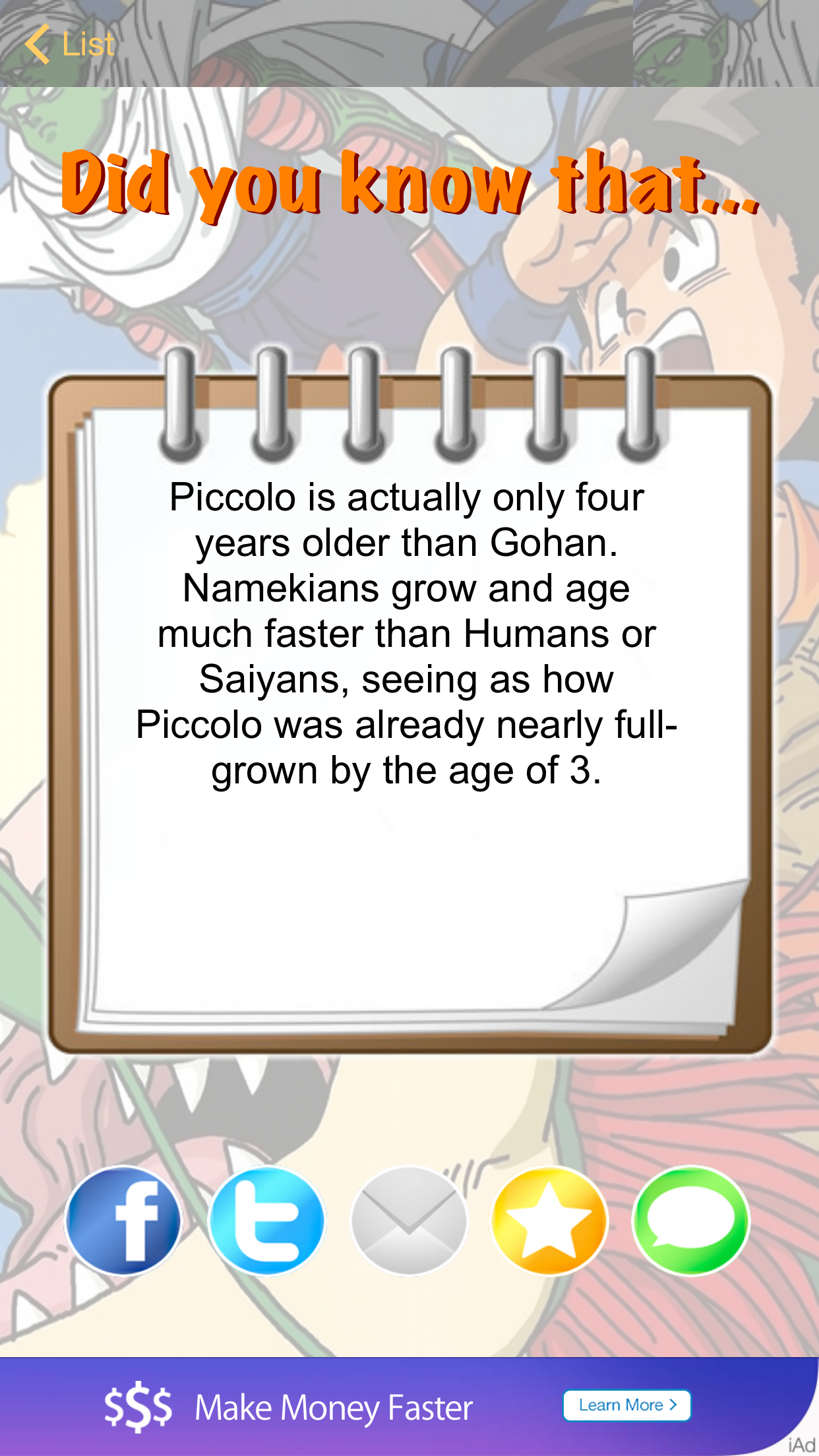 Did You Know Dragon Ball Edition screenshot 3