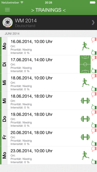 Screenshot #1 pour Amateur Soccer Player