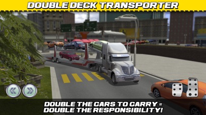 Screenshot from Car Transport Truck Parking Simulator - Real Show-Room Driving Test Sim Racing Games