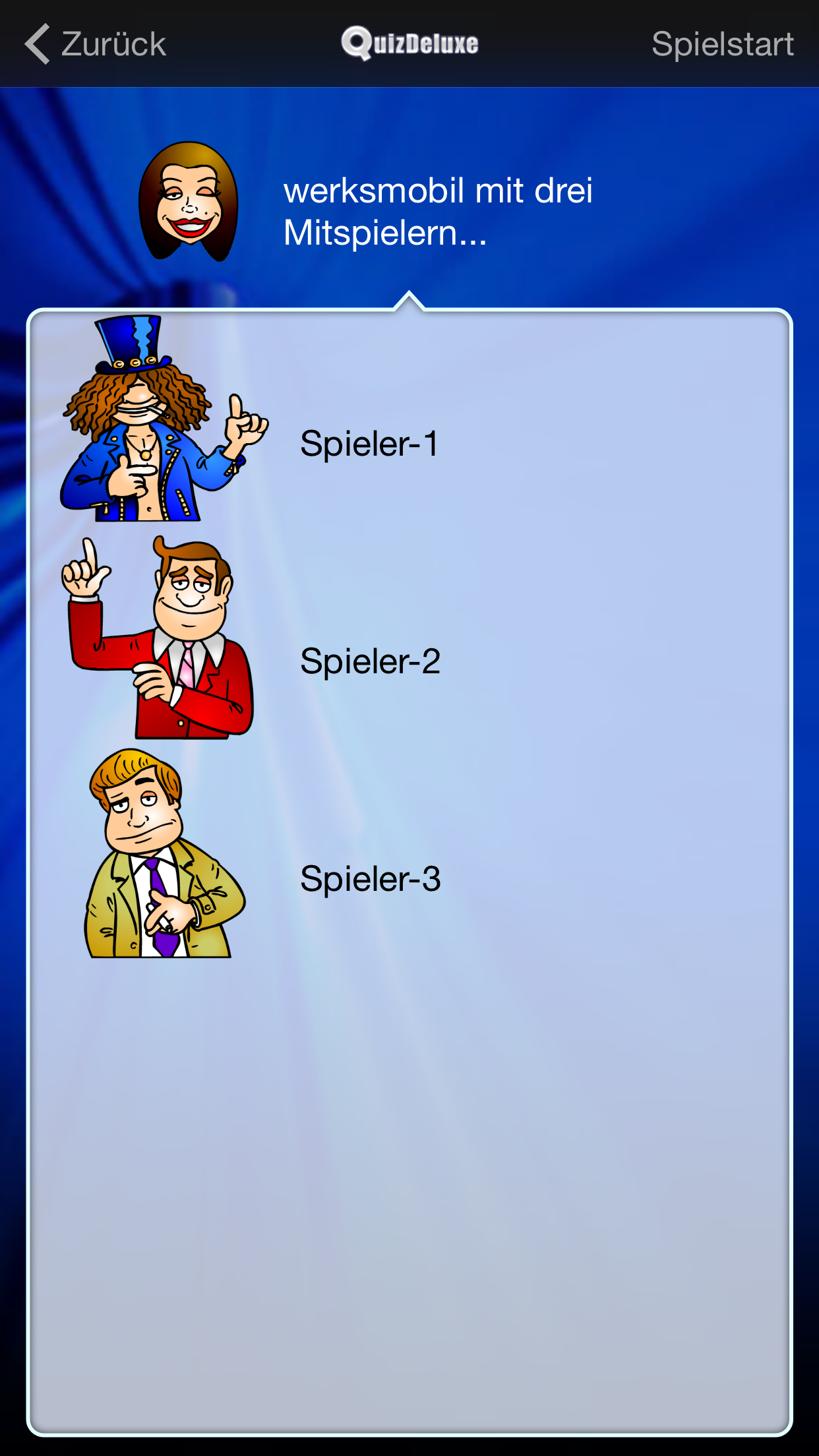 QuizDeluxe - ein deutsch-sprachiges Frage & Antwort-Spiel