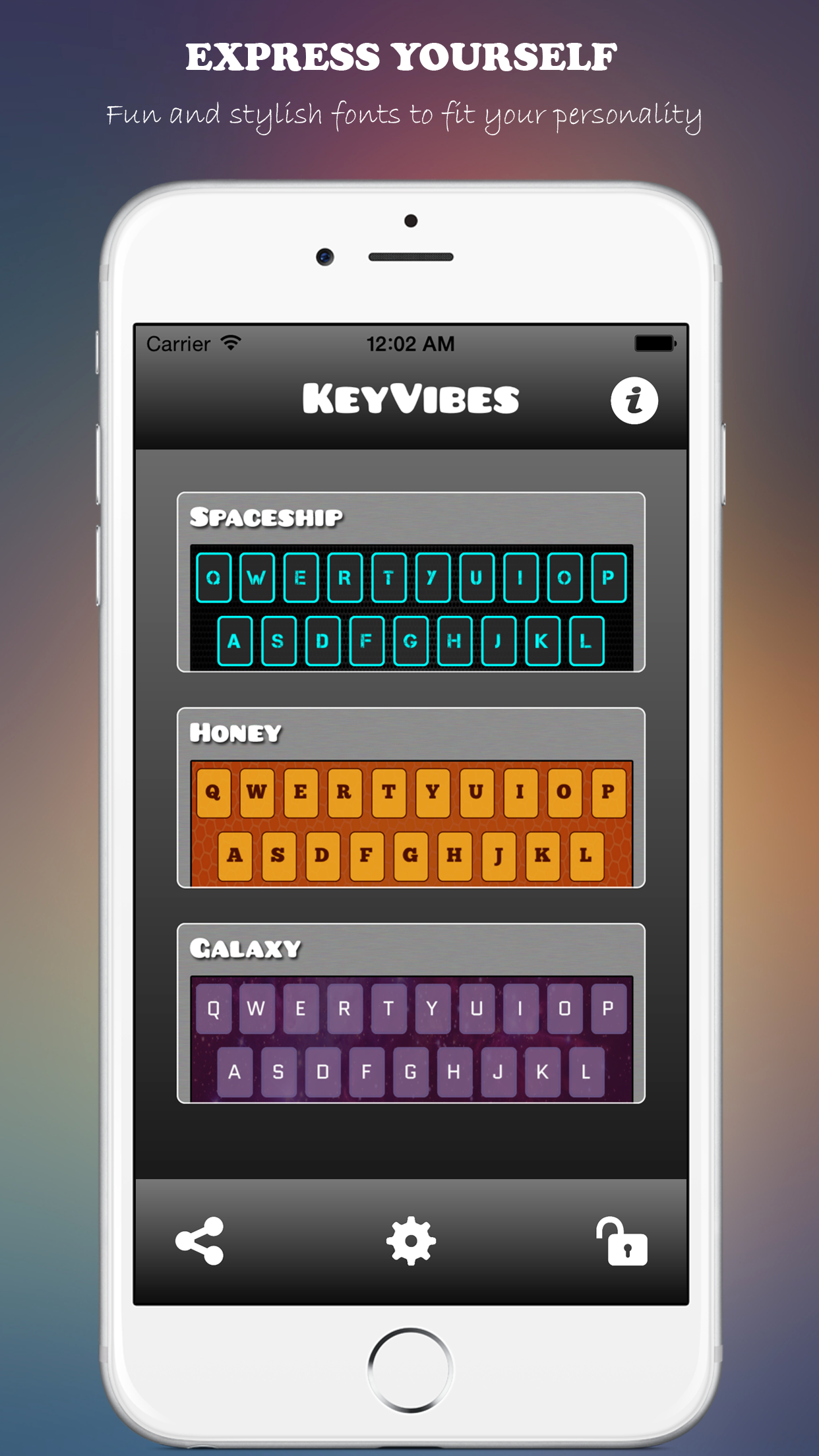 KeyVibes - Color Keyboards and Custom Themes