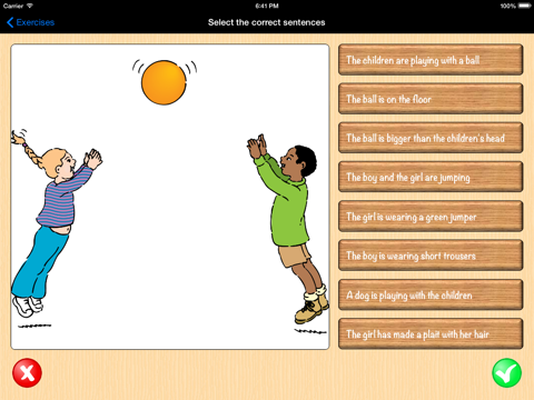 Screenshot #4 pour Lire et Jouer en Anglais - Apprendre à lire l'Anglais avec des exercices appliquant la méthode Montessori