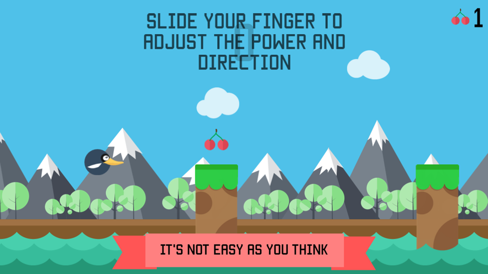 #2. The Flappy Bouncing Bird: the new classic original sliding bird game (iOS) Podle: Hoang Vinh Nguyen