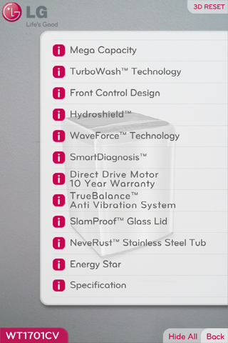 LG WASHER 3D (FRONT) (US, EN) screenshot 4