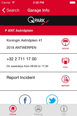 Q-Park parking screenshot 3